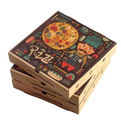 China Customized wholesale high quality biodegradable cardboard pizza salad burger packing box pizza box for sale