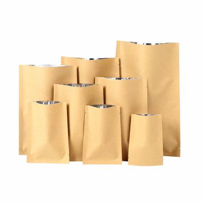 China Wholesale Custom Recyclable Aluminized Waterproof Food Snack Nut Packaging Kraft Paper Bakery Bags for sale