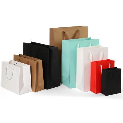 China Biodegradable Custom Printing Pattern Logo Kraft Paper Men and Women Dress Shoes Packaging Paper Bags Food Gifts Cosmetics Shopping Bags for sale