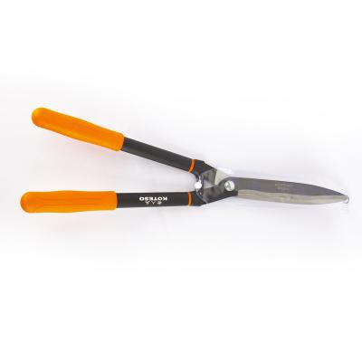 China High End Anti-Slip Grip Technology Manufacturing Wavy Blade Garden Shears Pruning Hedge Shear for sale