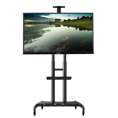 China High Quality NB: AVA1800-70-1P 55-80 Inch TV Mount Cart LED LCD Plasma TV Cart with AV Shelf and Camera Tray AVA 1800-70-1P for sale