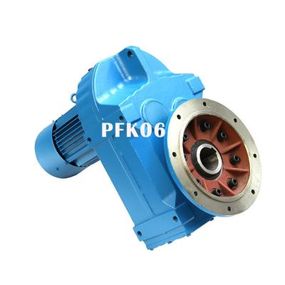 China Construction worksÂ   Mini Gear Reducer Motor Helical Gear Unit PFK Series Reducer Gearbox for sale