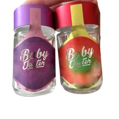 China Cosmetic In Stock Baby Proof Glass Jar With Child Resistant Container 2.5G Child Proof Baby Jeeter Glass Bottle Packaging for sale