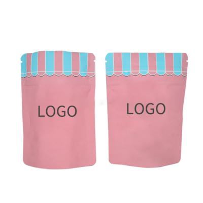 China Recyclable Smell Proof 3.5G Resealable Holder Up Custom 85G Printed Clear Pouch Design 6X9 Mylar-Bags-Wholesale Cut Small Mylar Bags 5X8 for sale