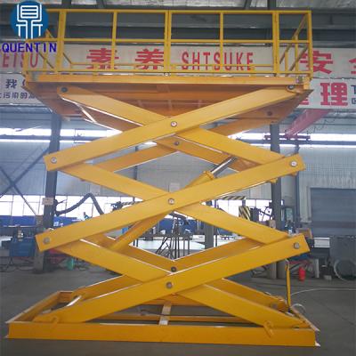 China Easy Operation Safety Convenience Scissor Lift Table / Stationary Hydraulic Lift For Warehouse for sale