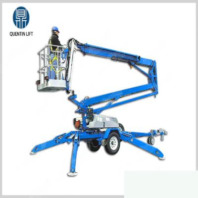 China Aerial Rig Maintenance Articulated Towable Cleaner Pick Up Truck Boom Lift for sale