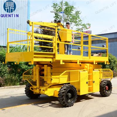 China Flexible Movement in Narrow Battery Self-propelled Scissor Lift Loading 1T Auto Movable Platform Electric Scissor Lift for sale