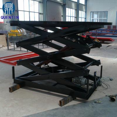 China Auto Show Stage Stationary Hydraulic Electric Lift Rotary Circular Lift Platform for sale