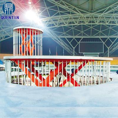 China Outdoor Auto Show Performance Stage / Hydraulic Scissor Lift Rotation Stage for sale