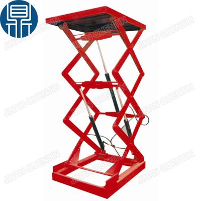 China Hotels Fixed Hydraulic Lift Platform Stationary Hydraulic Scissor Lift Platform for sale