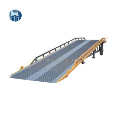 China Convenience 8000kg safety operation safety operation dock yard ramp garage easy stationary hydraulic car ramp mobile lift for sale