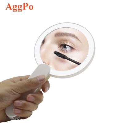 China Folding Lighted Make Up Mirror, Travel Mirror With Shine, Easy To Carry for sale