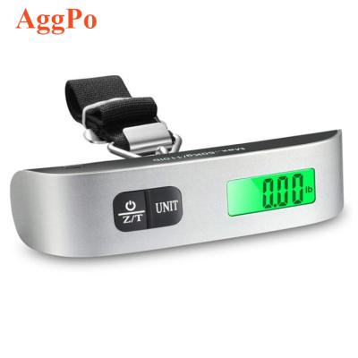 China Weight Measuring Hanging Digital Luggage Scale, 50 Kg Capacity With LCD Lighting Display Screen, Low Power Indicator for sale