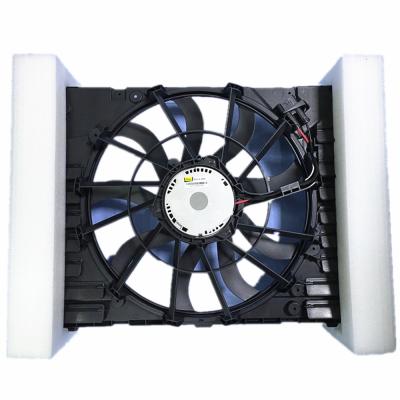 China Engine Cooling System Radiator Condenser Fan Fit For Volkswagen Touareg Auto Engine Radiator Fan OEM 7P0121203K for sale