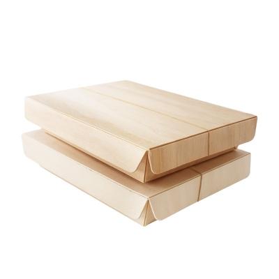 China Eco - Friendly Modern Disposable Gather Fast Life Japanese Fast Food Wooden Box for sale