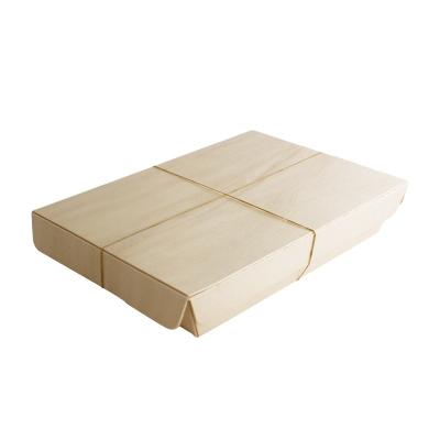 China Food Grade Disposable High Quality Customized Wooden Lunch Boxes Catering Boxes for sale