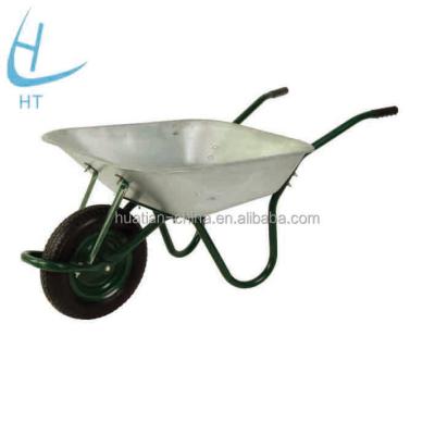 China High quality metal wheelbarrow garden wheelbarrow with galvanized tray WB4028A, high quality wheelbarrow for sale