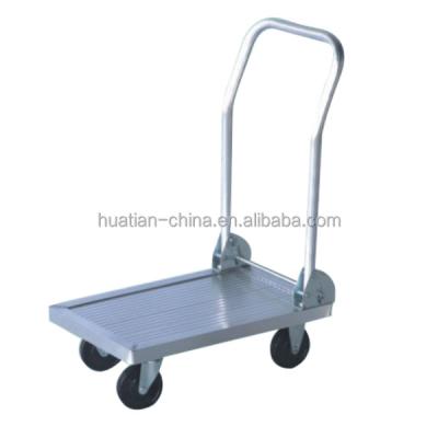 China Easy Storage Platform Aluminum Hand Truck , Platform Hand Truck Cart 60Kg for sale