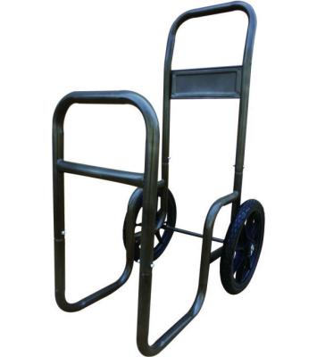 China Large And Sturdy Pneumatic-Wheel Log Hand Storage Cart for sale