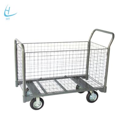 China Heavy Duty Storage Metal Logistics Cart , Roll Cage Carts for sale