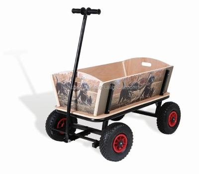 China For kids luxury wooden trolley for kids TC4203B for sale