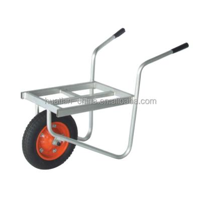 China Aluminum metal wheel barrow best selling in Japanese with high quality and framing wheelbarrow TC1021, aluminum wheelbarrow for sale