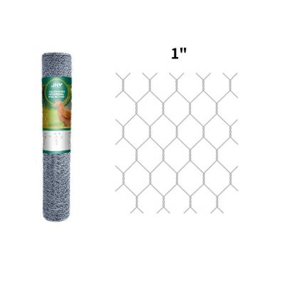 China Easily Assembled 1 Inch Hot Dip Galvanized Hex Wire Netting, Silver Hex Wire Mesh, Chicken Wire With Hex Mesh Wholesaler for sale