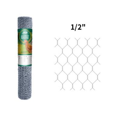 China Easily Assembled 1/2 Inch Hexagonal Wire Netting, Galvanized Chicken Wire Mesh, Stainless Steel Poultry Netting For Cage for sale