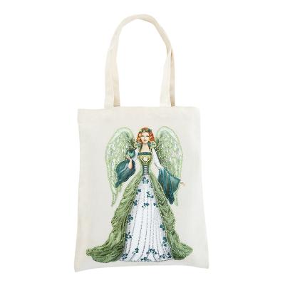 China Traditional Chinese Fashion Mosaic Rhinestone Art Drawing Meaningful Kit Animal Gift DIY Diamond Painting Shopping Tote Bags for Girl for sale