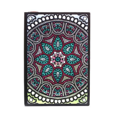 China Diamond Painting Cross Stitch A5 Notebook Diary Book Diary Book DIY Mandala Special Shaped Diamond Embroidery Traditional Chinese 50 Pages for sale