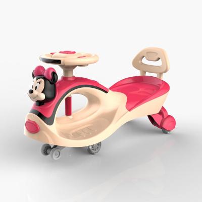 China Ride On Toy 2021 Upgrade Ride On Toy Children Wave Car Flashlight Baby Swing Car for sale