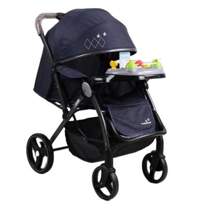 China Ride On Toy Baby Travel System Multifunction Trolley Moving Baby Stroller With Sun Cover for sale