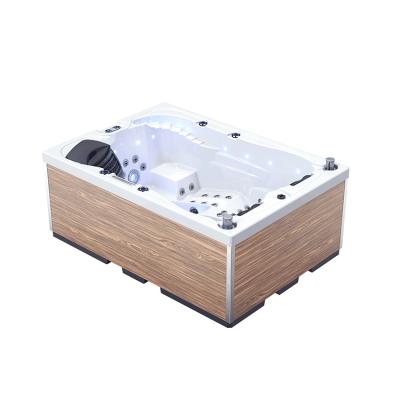 China Jakuzi Free Durable Outdoor Whirlpool Spa Massage Bathtub Pleasant Spas For 3 Person for sale