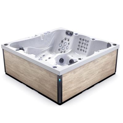 China 5 persoms free hot sale luxury hot tub backyard bath spa massage bathtub with reliable quality for sale