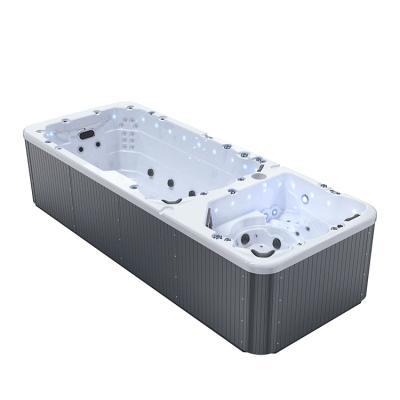 China Modern Home Spa Bath Corner Party Aluminum Outdoor Therapy Whirlpool Apply For More Than 7 People for sale