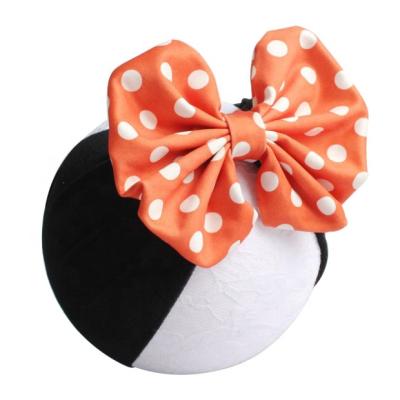 China 2019 New Kids Girl Photo Wide Hair Bow Velvet Hair Accessories Halloween Festival Headwrap Classic Acrylic Festival Spring Large 5