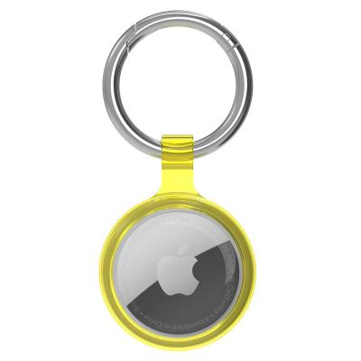 China Key Chain Hang Tags Keyring Case For Apple Airtags Smart Silicone Case Accessories Shockproof Protector for sale