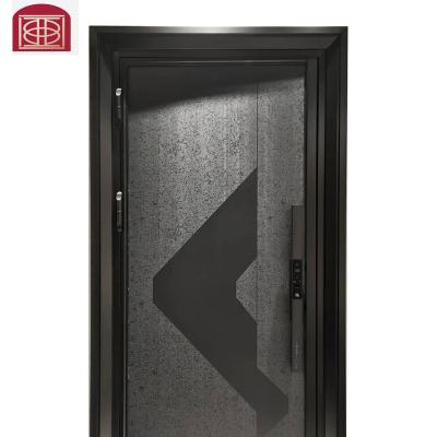 China Modern Manufacturers wholesale household door with intelligent lock new class A engineering anti-theft door for sale