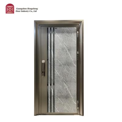 China Modern Super Class A anti-theft security door home intelligent lock anti-theft door simple luxury steel door wholesale for sale