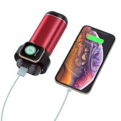 China Wireless Power Supply Factory 3 to 1 Portable Wireless Charging Qi Charging Power Bank for iPhone for Apple Watch and TWS Earbuds for sale