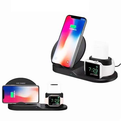 China 2019 Trending Wireless Chargers 10w N30 in 1 Qi Wireless Fast 10W Custom Tabletop Charging Pad Wireless Charger For iPhone HU-N30 for sale