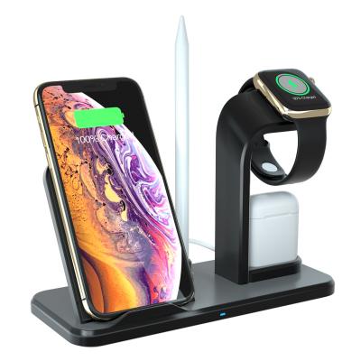 China Mobile Phone 10W Fast Wireless Charger N35 Detachable 3 in 1 Phone Wireless Fast Stand Charger Wireless Charger with CE, FCC, ROHS Certificate for sale