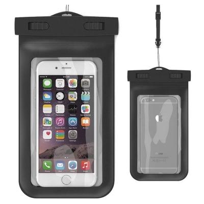 China Good Quality PVC 8cm Hot Selling Custom Cell Phone IPX8 Waterproof Case Bag and Best Simplicity , Waterproof Phone Pouch with Neck Rope for sale