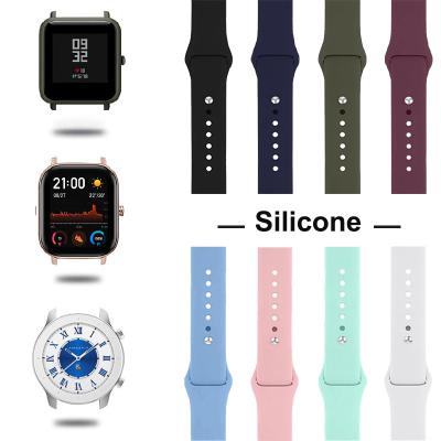 China Fashion\Dress 38mm 40mm 42mm 44mm Luxury Popular Sports Universal Replacement Strap Band Silicone Watch Band For Apple Watch Strap 5 Series 4 3 2 1 for sale