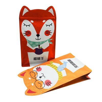 China Moisture Proof customized luxury personalised stand up flat bottom print sealing packaging design bag for sale