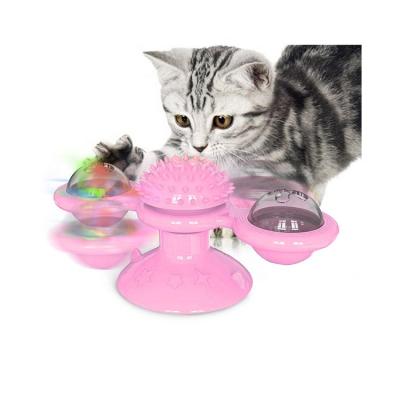 China New Viable Sublimation Cat Educational Toy Catnip Style Rotation Puzzle Training for sale