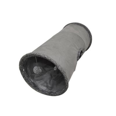 China Viable Wholesale Jungle Theme Low Price Organic Pet Cat Bed Felt Tube Tunnel for sale