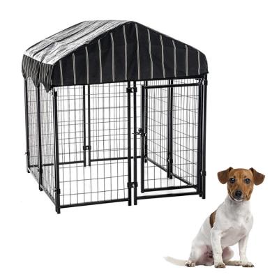 China Breathable Window Wall Entrance Improved Iron Metal Large Size Large_dog_cage Sale for sale