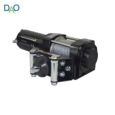 China ATV/UTV CAD most popular 3000lbs pulling atv mini electric 12v winch for sale