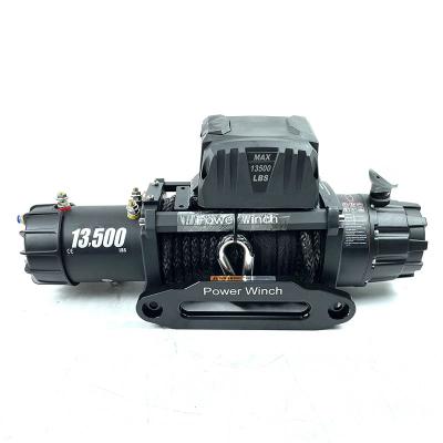 China CAD AUTO 13500 Lbs 4x4 Electric Winch Par Electric With 7.0 Hp Motor for sale